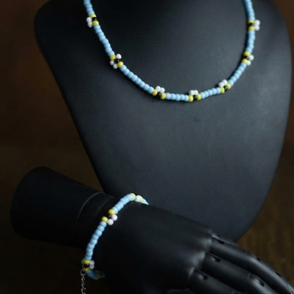 Honey Bee Necklace & Bracelet Set