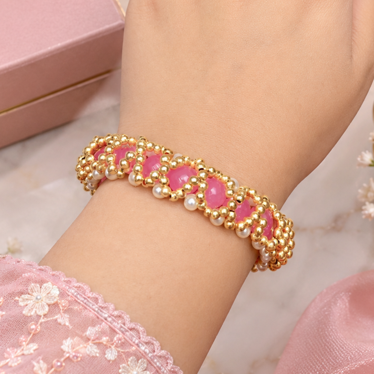 Golden Cage Bracelet