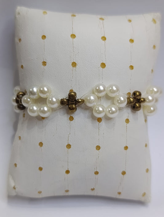 Vintage Pearl Chain Bracelet