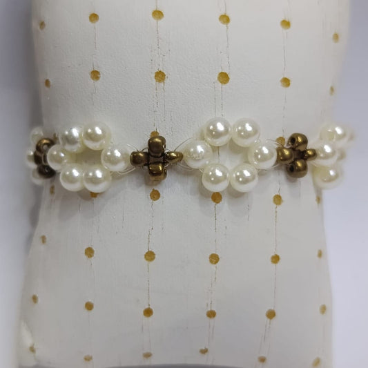 Vintage Pearl Chain Bracelet