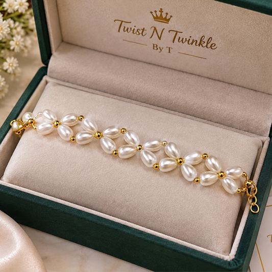 Teardrop Pearl Bracelet